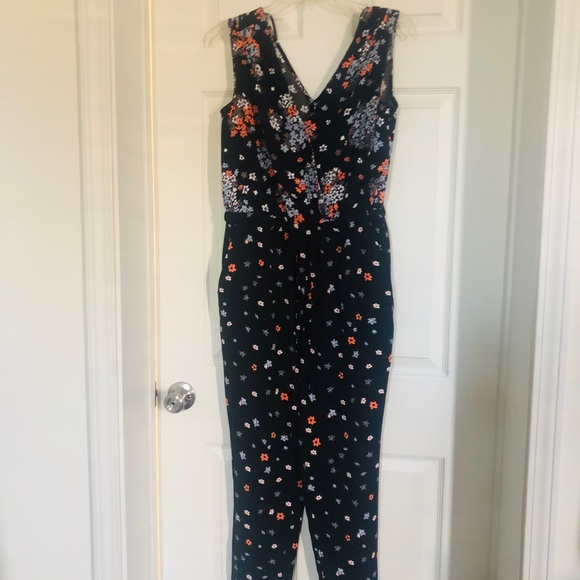 Loft Floral Jumpsuit XS - Picture 2 of 5